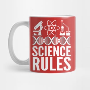 Science Rules Science Lover Gift Mug